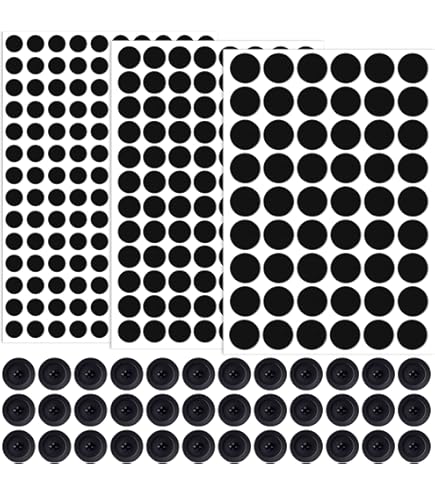 HANDS ON White Plastic Self-Adhesive Screw Hole Cover (12-Pack) CCKD 16080 - The Home Depot