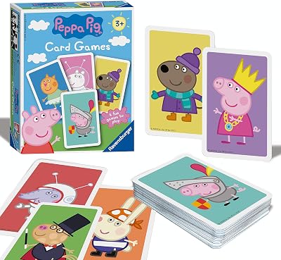 Ravensburger Peppa Pig Card Game 4 Classic Family Games for Kids