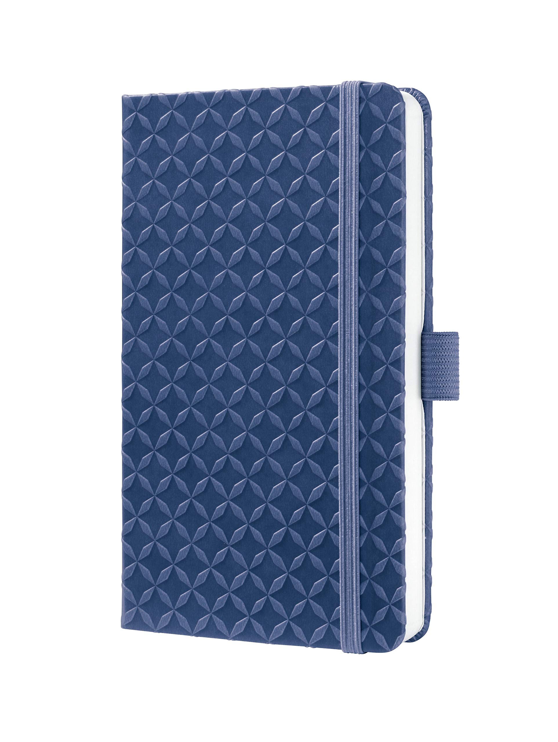 SIGEL JN100 Notebook Jolie, approx. A6, lined, hardcover, design indigo Blue