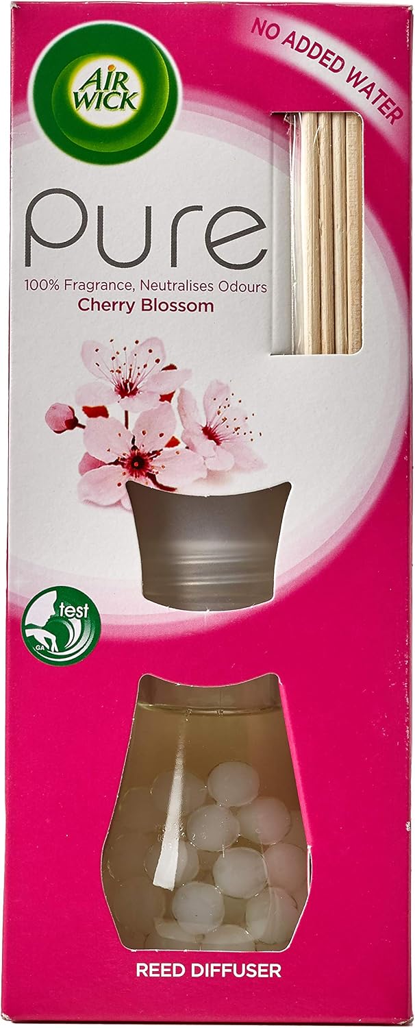 Air Wick Essential Oils Reed Diffuser, Cherry Blossom, 25ml, 25 ml (Pack of 1) - Image 3