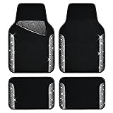 CAR PASS Bling Car Mats Shining Diamond Carpet