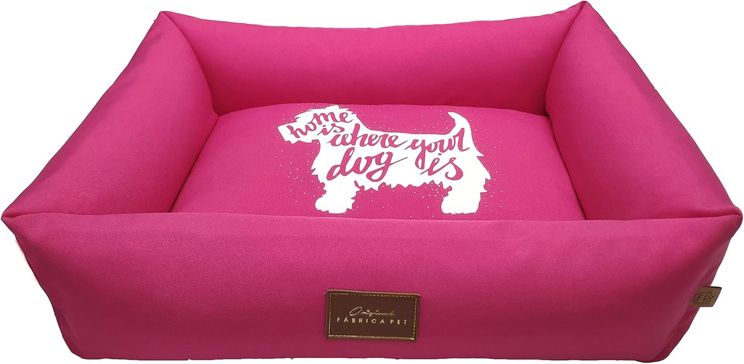 Cama Fábrica Pet para Cães, Médio, Rosa