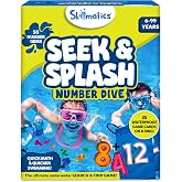 Skillmatics Seek &amp; Splash, Number Dive Pool Game, Swim Toys, Gift for Kids | 50 Colorful Gems, Outdoor Swimming Pool Fun, Summer Activity for Boys &amp; Girls Ages 6, 7, 8, 9, 10, 11 &amp; Up