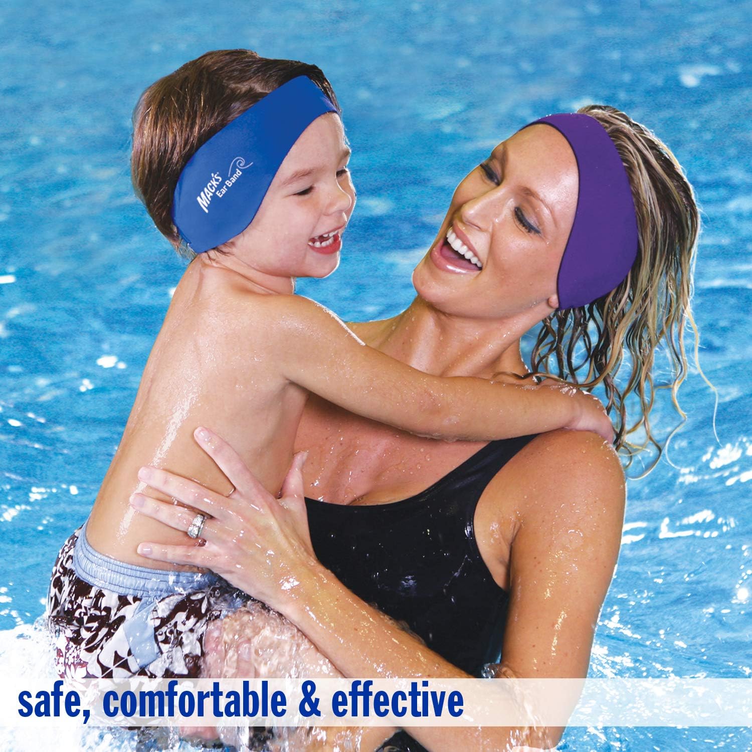 Mack’s Ear Band Swimming Headband – Best Swimmer’s Headband – Doctor Recommended to Keep Water Out and Earplugs in : Sports Headbands : Sports & Outdoors