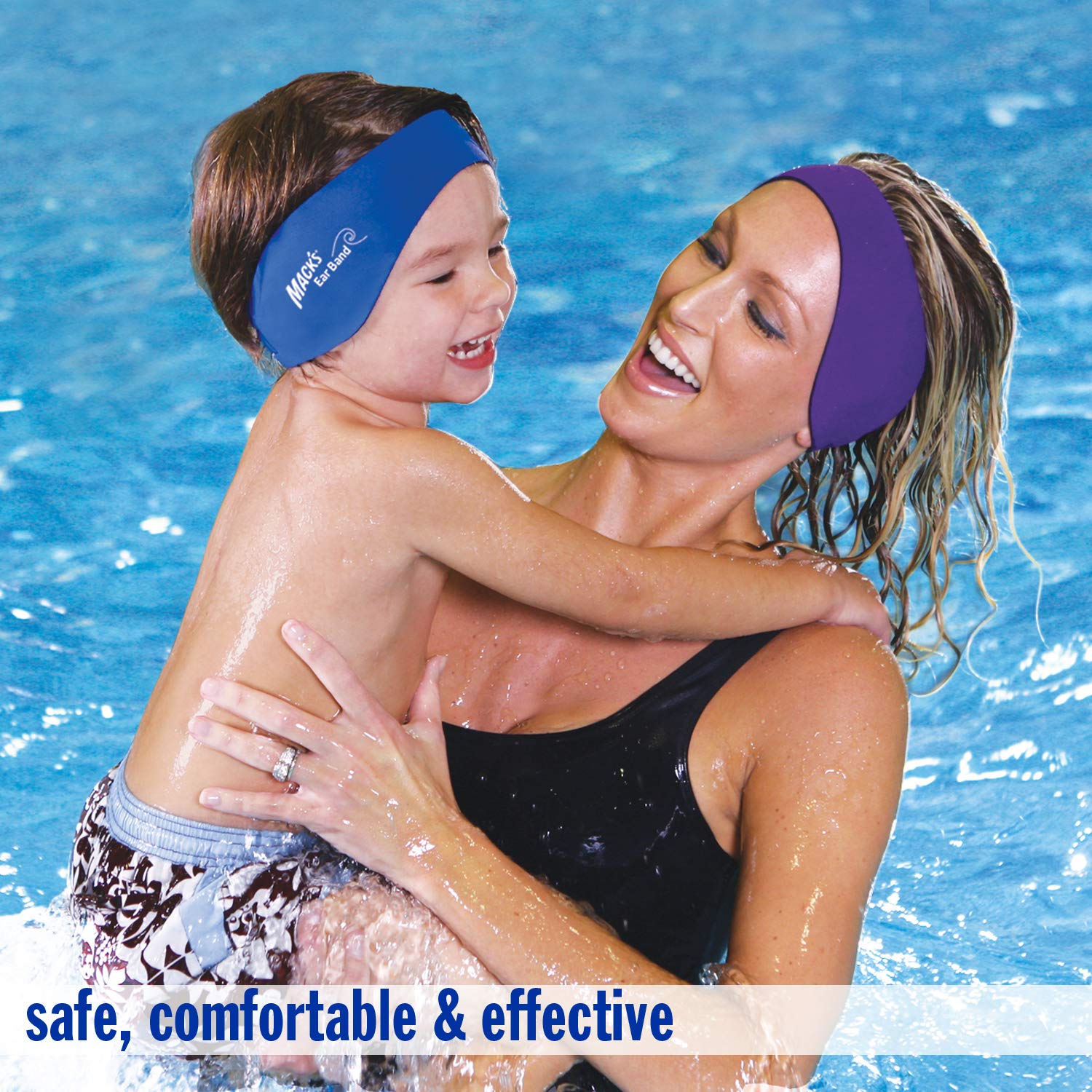 thumbnail image 2 of Mua Mack’s Swimming Headband – Best Swimmer’s Headband – Doctor Recommended To Keep Water Out 2 of 10