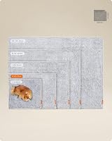 Feandrea Waterproof Dog Blanket 102x73 cm Reversible Grey Ombré view 5