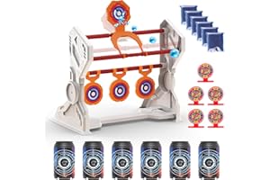IDRONE Gel Ball Blaster Accessories Shooting Games Target with 60000+, 5 Small Targets and 3 Soda Can Targets for Electric Blaster Toy, Shooting Practice Target Toy for Teens Boys Girls, Age 14+Year Old