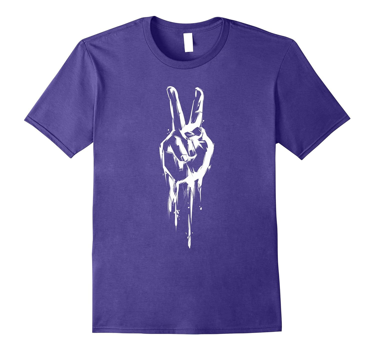 Artistic colorful peace sign - Peace Festive Arty Tee shirt-ANZ