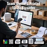 Tera 2D QR Barcode Scanner Wireless USB 2.4G D5100 Black view 6