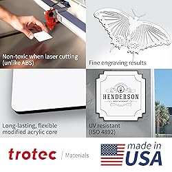 Trotec TroLase | 12"x12"x1/32", 8 Pcs