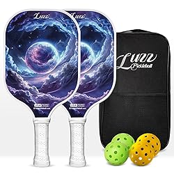 LUZZ Pickleball Paddles Set of 2, T700 Carbon Fiber
