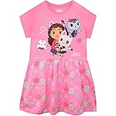 DreamWorks Girls Gabbys Dollhouse Dress Kids Gabby's Floral Skater Dress
