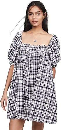 striped babydoll dress