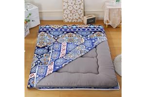 PRITIY Futon Slipcovers Twin Size, Dustproof Cover -Skin Machine Washable, Twin Mattress Fitted Sheet with Zipper Japanese Futon Mattress Cover Dust Cover Replacement Set Futon Floor Mattress Cover