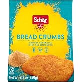 Schar Gluten Free Bread Crumbs - Net Wt. 8.8 oz. | Fine bread crumbs add crisp to breadings, toppings, casseroles, meatballs &amp; meals; Free of lactose, perservatives &amp; Non-GMO.