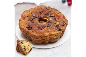 COFFEECAKES Traditional Blueberry & Cranberry Coffee Cake - Fresh New England Blueberries & Cape Cod Cranberries Cake - Kosher Certified & Trans Fats Free - 1.75 Pounds