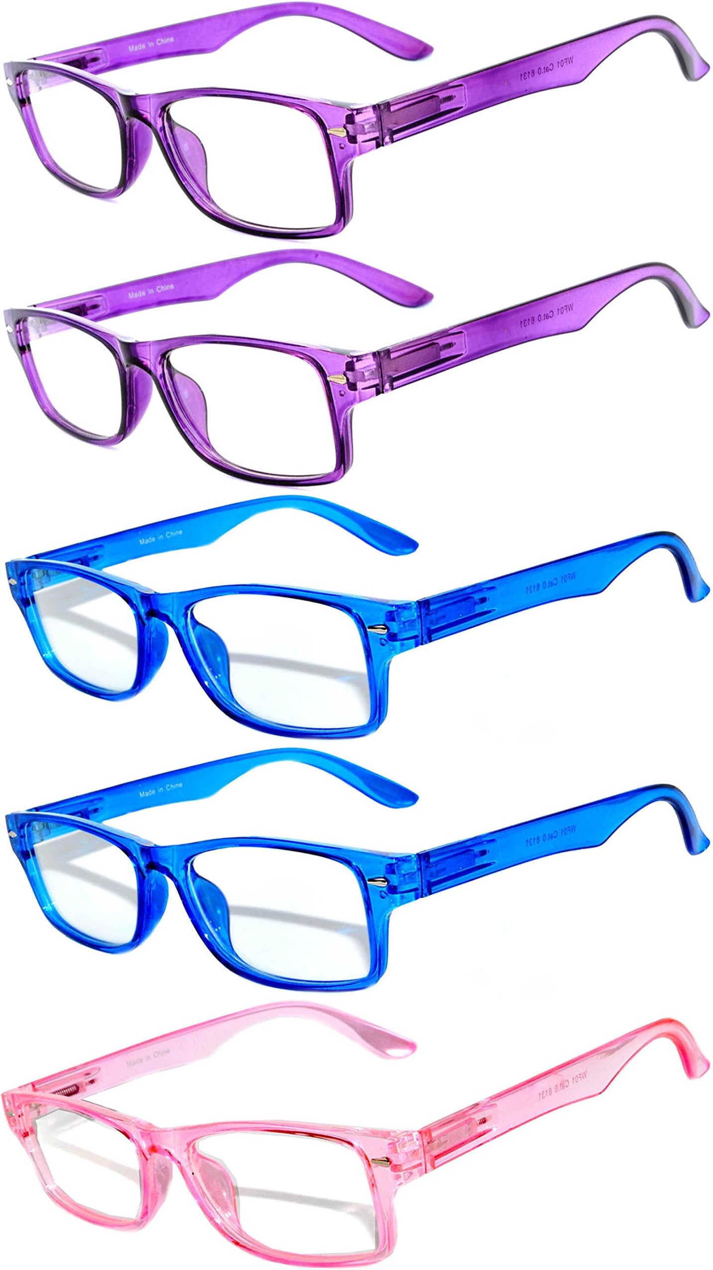 Readers 5 Pack Reading Glasses Ladies