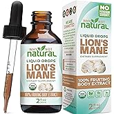 Why Not Natural Organic Lions Mane Liquid Extract Mushroom Supplement Tincture