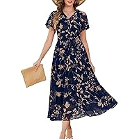 Amazon.com: PRETTYGARDEN Women's Summer Floral One Shoulder Maxi Dress Knot  Ruffle Boho Beach Vacation Wedding Guest Long Sun Dresses (Black  Multicolored Floral,Small) : Clothing, Shoes & Jewelry