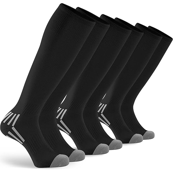 Winterlace Youth Soccer Socks 4-Pack - Knee High Sports Socks For Kids 3-6 Years