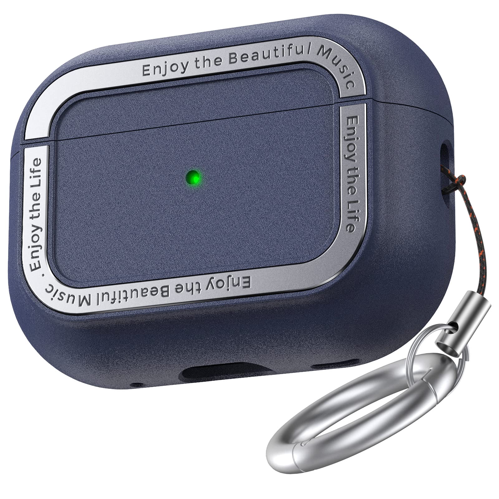 TRONWIN Case for Airpods Pro 2 - Protective Cover with Smart Design for Airpods Pro 2022 [Wireless Charging] - Midnight Blue