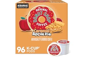 The Original Donut Shop Caramel Apple Pie Coffee, Keurig K-Cup Pod, Light Roast, 96 Count
