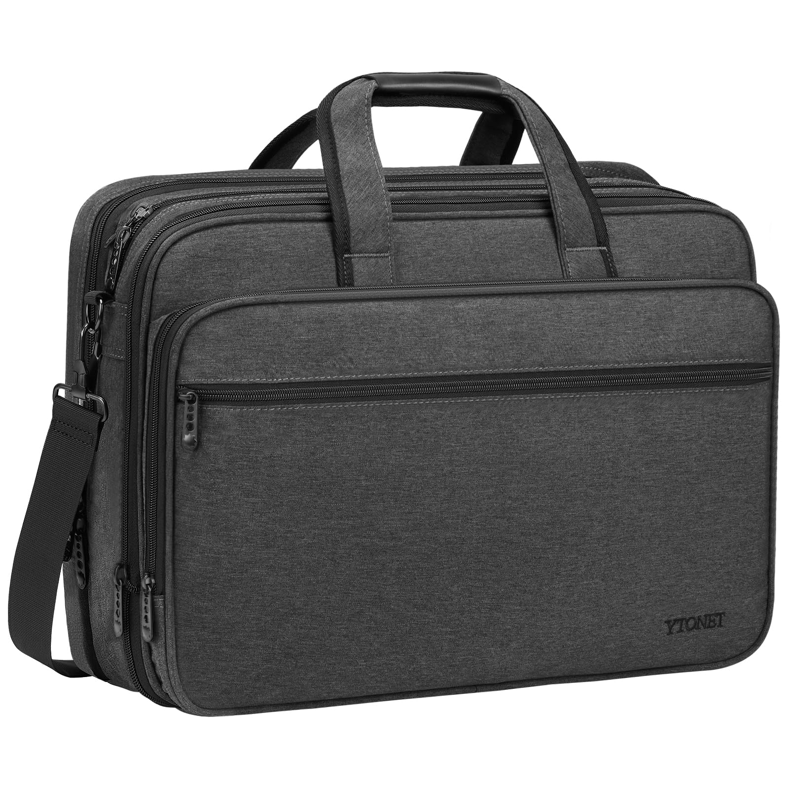 Ytonet Gaming Laptop Briefcase 18 Inch, Expandable Extra Large Laptop ...