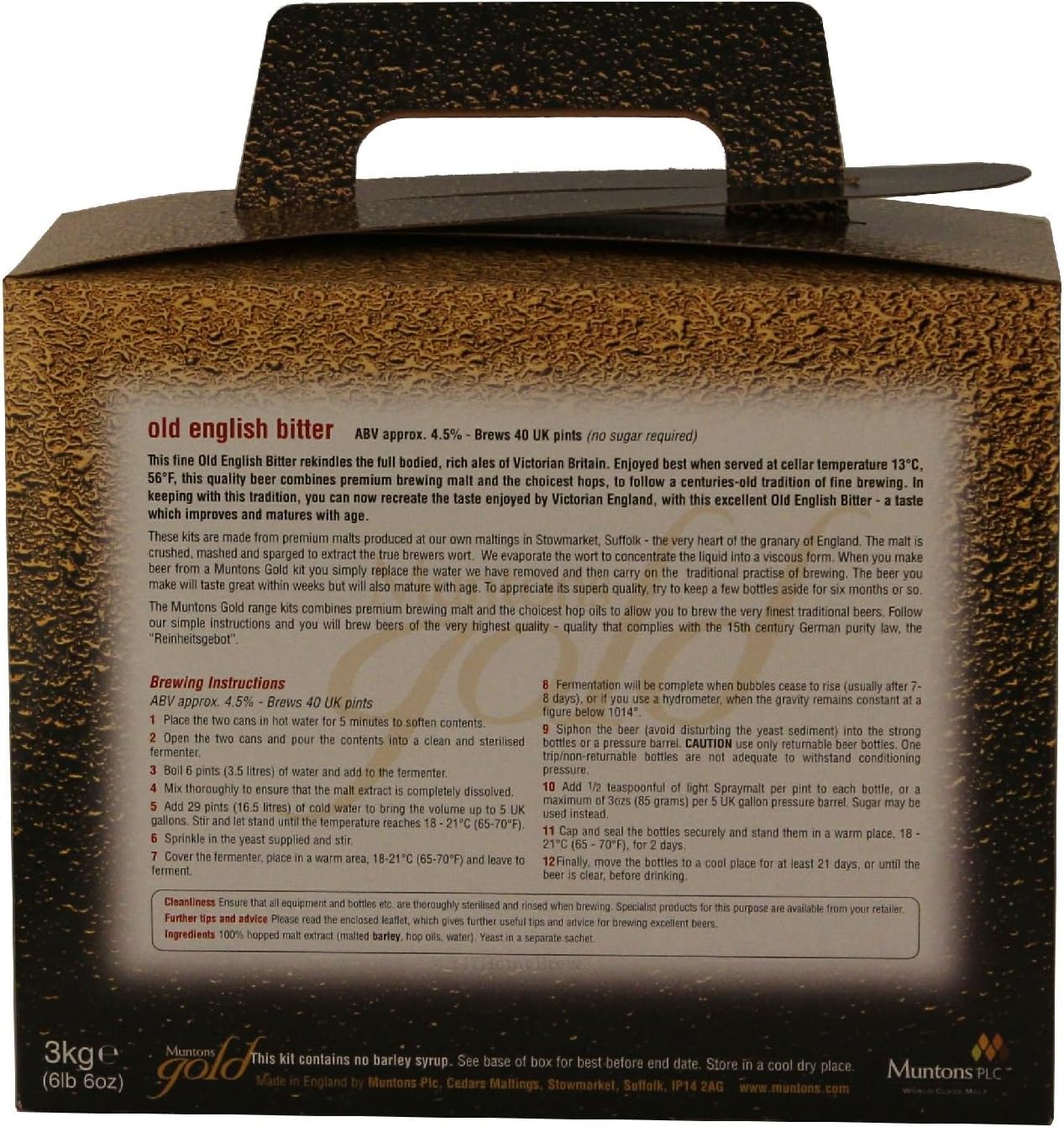 Download Muntons Gold Old English Bitter Kit Makes 40 Pints Home Brew Free HD Wallpaper Muntons Gold Old English Bitter Kit Makes 40 Pints Home Brew Free HD