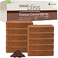 Coco Bliss 650gm Bricks (10-Pack) - Organic Coco Coir for Plants - OMRI-Listed Coco Coir for Garden Soil & Potting Mixes - Coconut Fiber Mixes with Potting Soil for Indoor Plants & Outdoor Plants