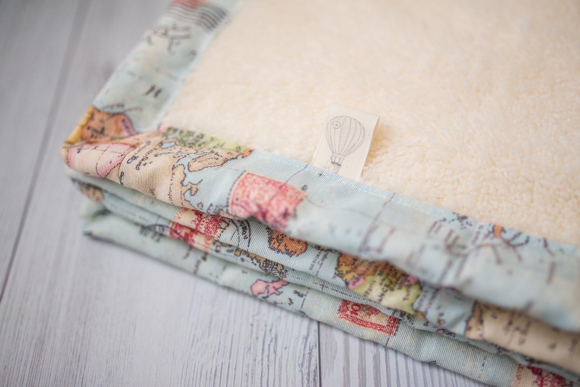 Welcome to the World Blanket - Handmade Designer Minky Blanket for Babies and Kids.