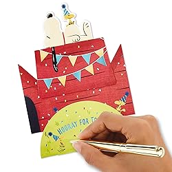 Hallmark Paper Wonder Peanuts Pop Up Birthday Card