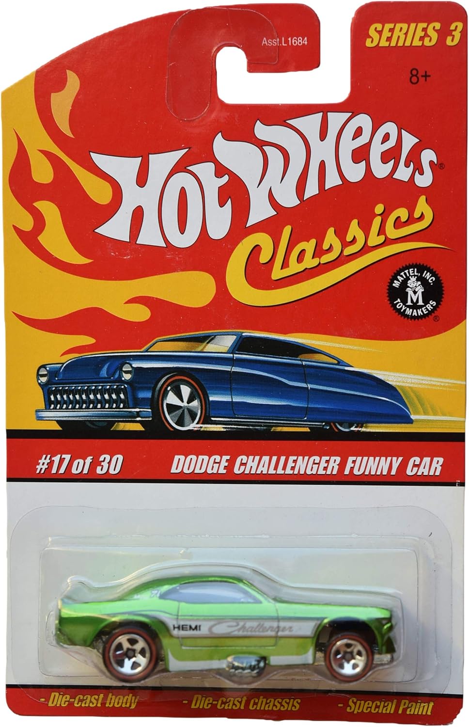 hot wheels dodge challenger funny car