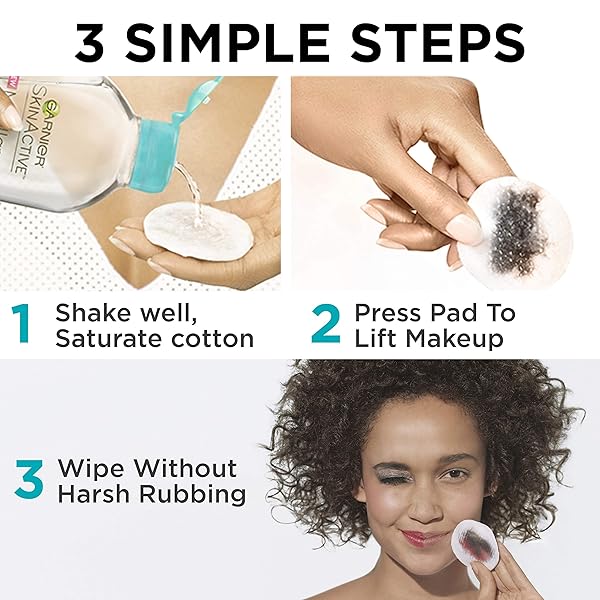 GARNIER SKINACTIVE MICELLAR CLEANSING WATER, FOR WATERPROOF MAKEUP, ALL SKIN TYPES, 13.5 FL. OZ.