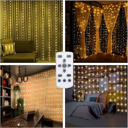 Amazon Com Bedroom Curtain Lights Usb Plug In Powered 9 8