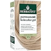 Herbatint Permanent Haircolor Gel, 9N Honey Blonde, Alcohol Free, Vegan, 100% Grey Coverage - 4.56 oz