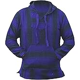 Del Mex Mexican Baja Hoodie Sweatshirt Pullover Jerga Surf Poncho Drug Rug