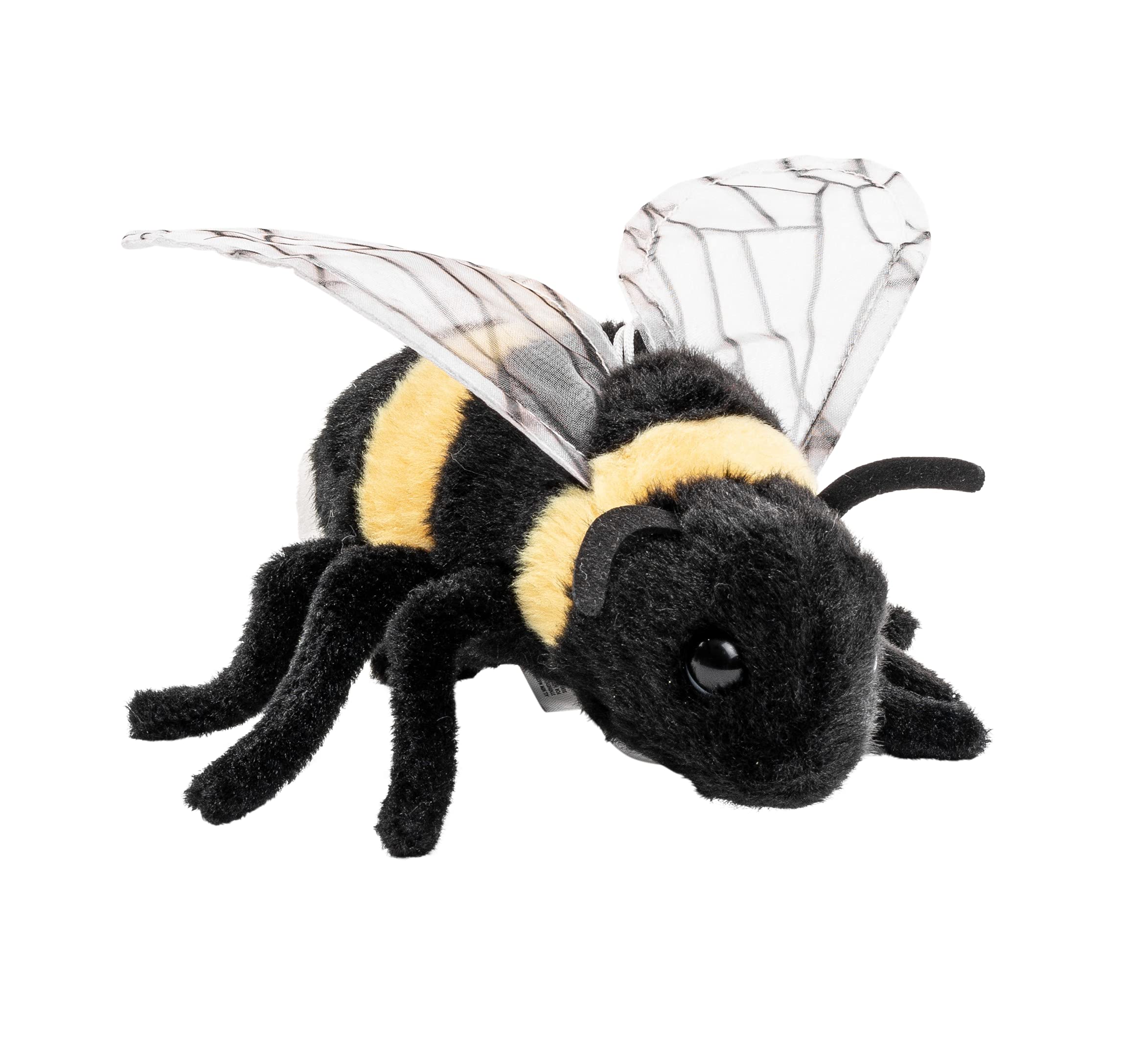 Uni-Toys - Bumblebee - 16 cm (length) - plush insect, bee - plush toy, cuddly toy