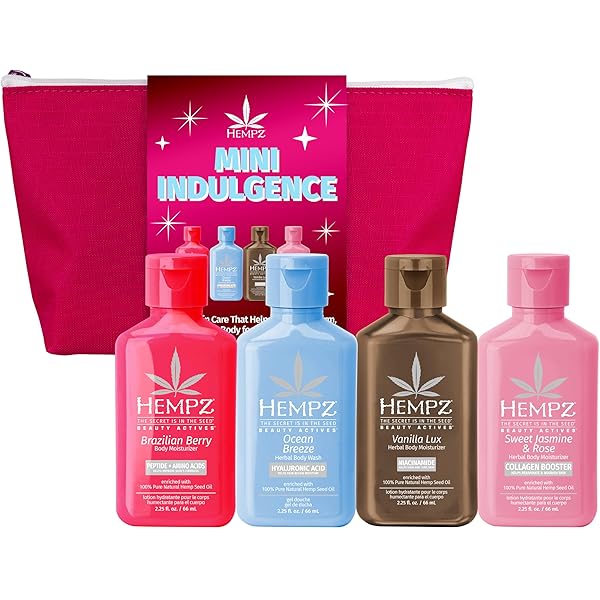 Amazon.com : Hempz House of Beauty, Mini Lotion Deluxe Gift Set