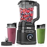 Ninja TB301 Detect Duo Power Blender Pro + Single Serve, BlendSense Technology, Blender For Smoothies, Shakes & More, 1800 Pe