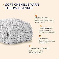 L'AGRATY Chunky Knit Blanket