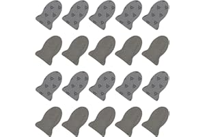 MECCANIXITY Mobile Gaming Finger Sleeves, Controller Finger Thumb Sleeve, Silver Cloth Thin Material Breathable for Mobile Ph