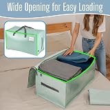 Venо 10 Pack Heavy-Duty Oversize Storage Bags with Zips and Tag Pocket view 2