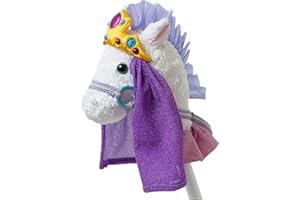 Mary Meyer Hobby Horse Toy Fancy Prancer Stick Horses, 33-Inches Tall, Princess Pony