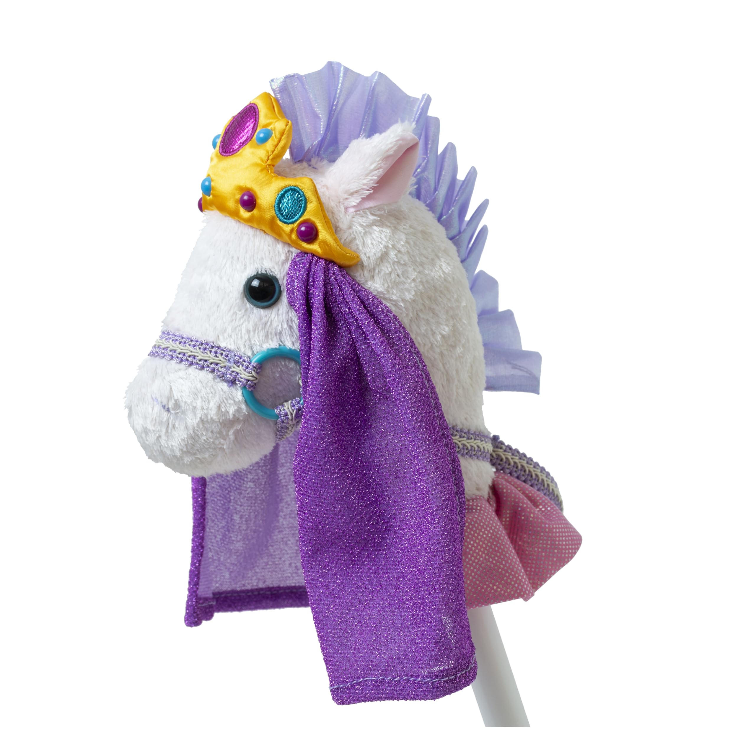 Mary Meyer Hobby Horse Toy Fancy Prancer Stick Horses, 33-Inches Tall, Princess Pony
