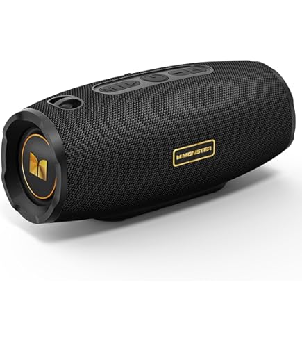 Monster Portable Speaker with 40W Stereo Sound, Bluetooth 6.0, 20H