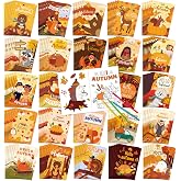 Liliful 144 Pcs Fall Coloring Books Party Favors Bulk for Adults | Stress Relief Art, Mini Book Set with Autumn Patterns Pumpkins Animals, Goodie Bag Fillers Holiday Gifts Party Supplies