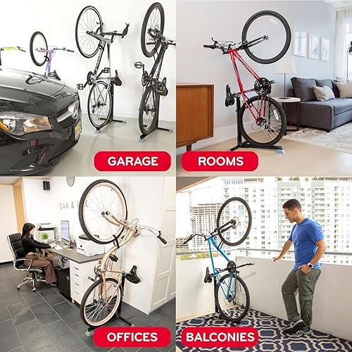 Bike Nook Stand Vertical Storage Rack Pack with connectors