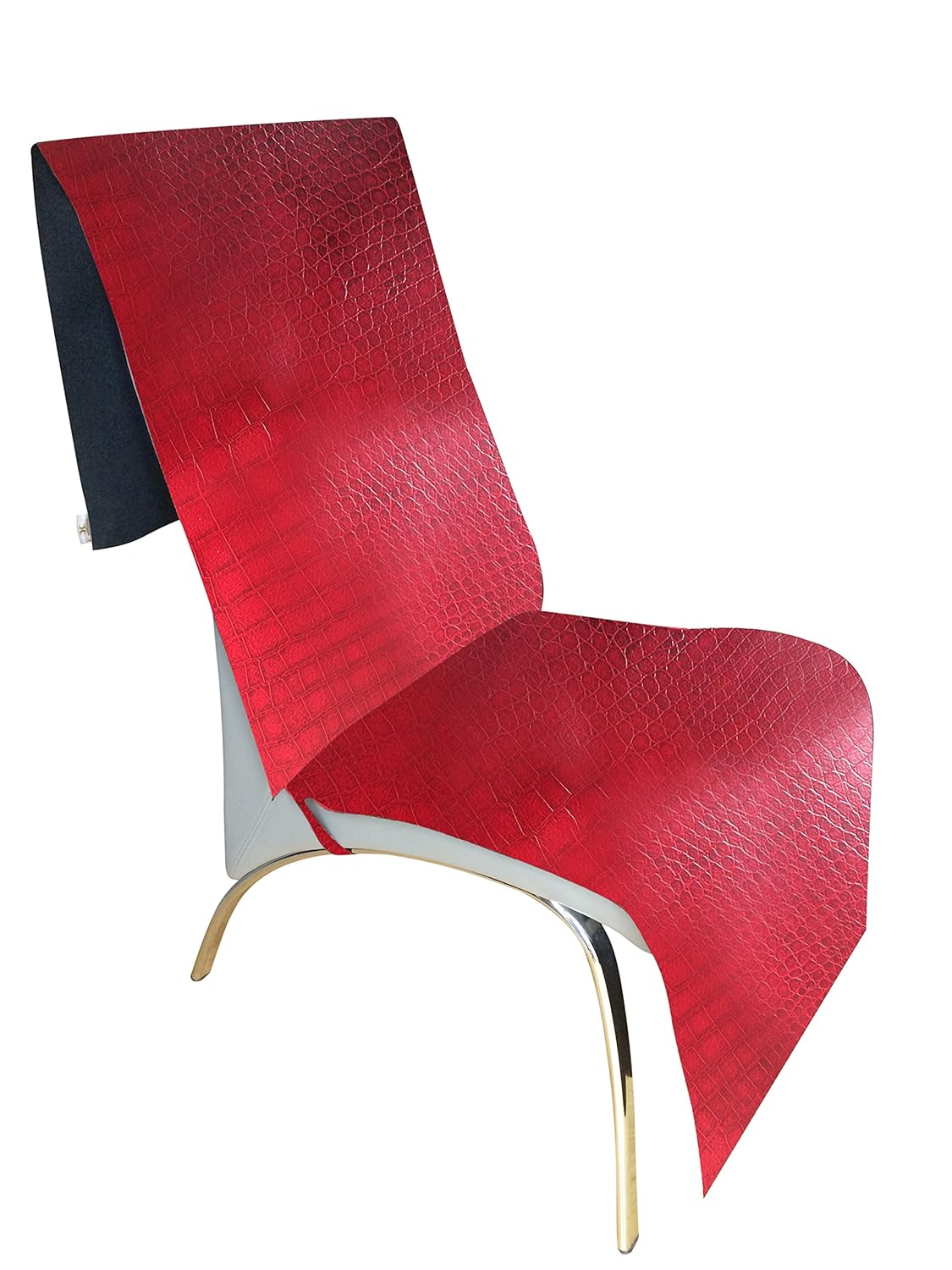 Buy Chc Beverly Hills Chair Cover Faux Leather Crocco Looks 6 Pack 6 Chestnut Online At Low Prices In India Amazon In