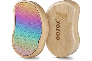 BEZOX Stainless Steel Pedi Egg Foot File Callus Remover for Dry and Wet Feet, Smooth Rough Skin, Plastic-free Callus Pumice S