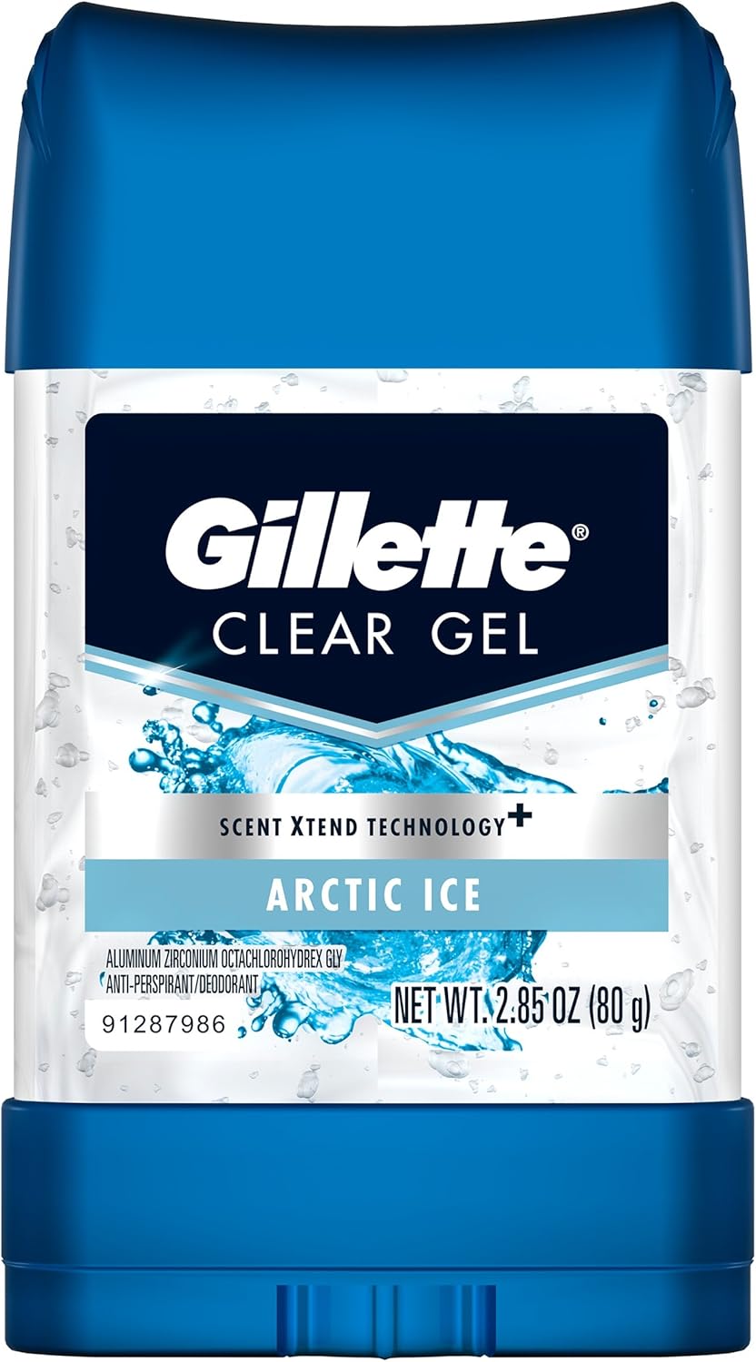 Gillette clear gel antiperspirant deodorant, arctic ice 3 oz Amazon